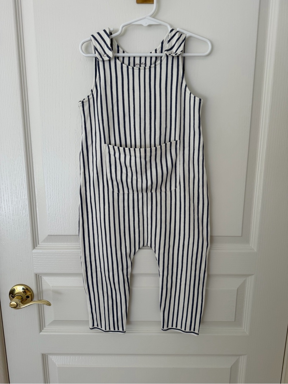 Pehr Organic Cotton Striped Jumpsuit / Overall – Size 3T